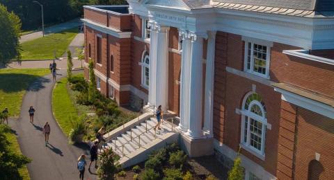View of the front of Hamilton Smith Hall